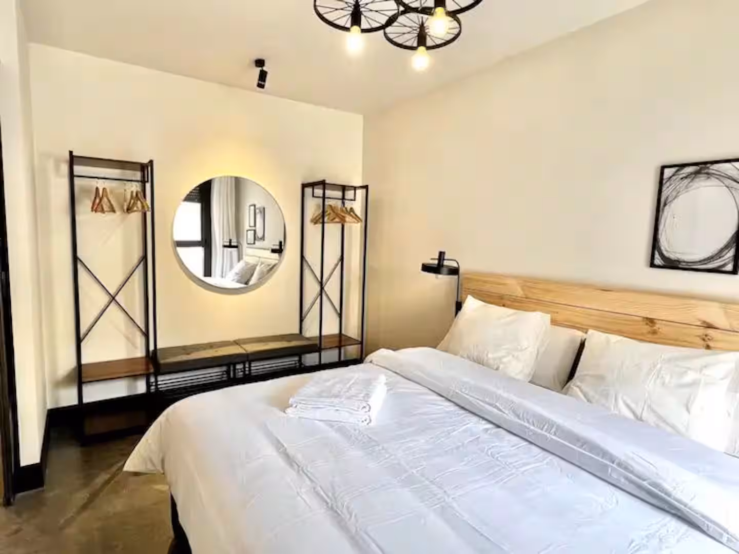 Dormitorio con acabados premium